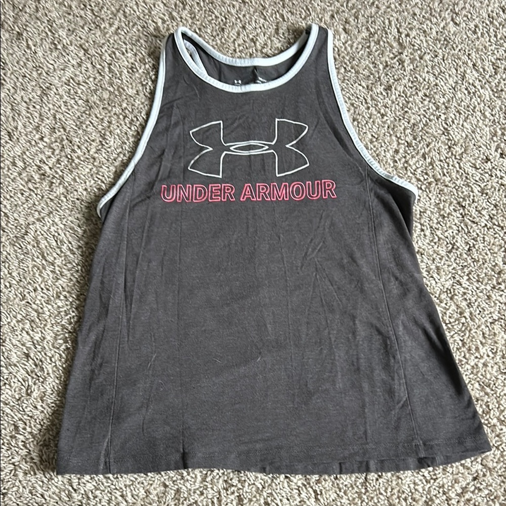Under Armour Gray Athletic Tank Top